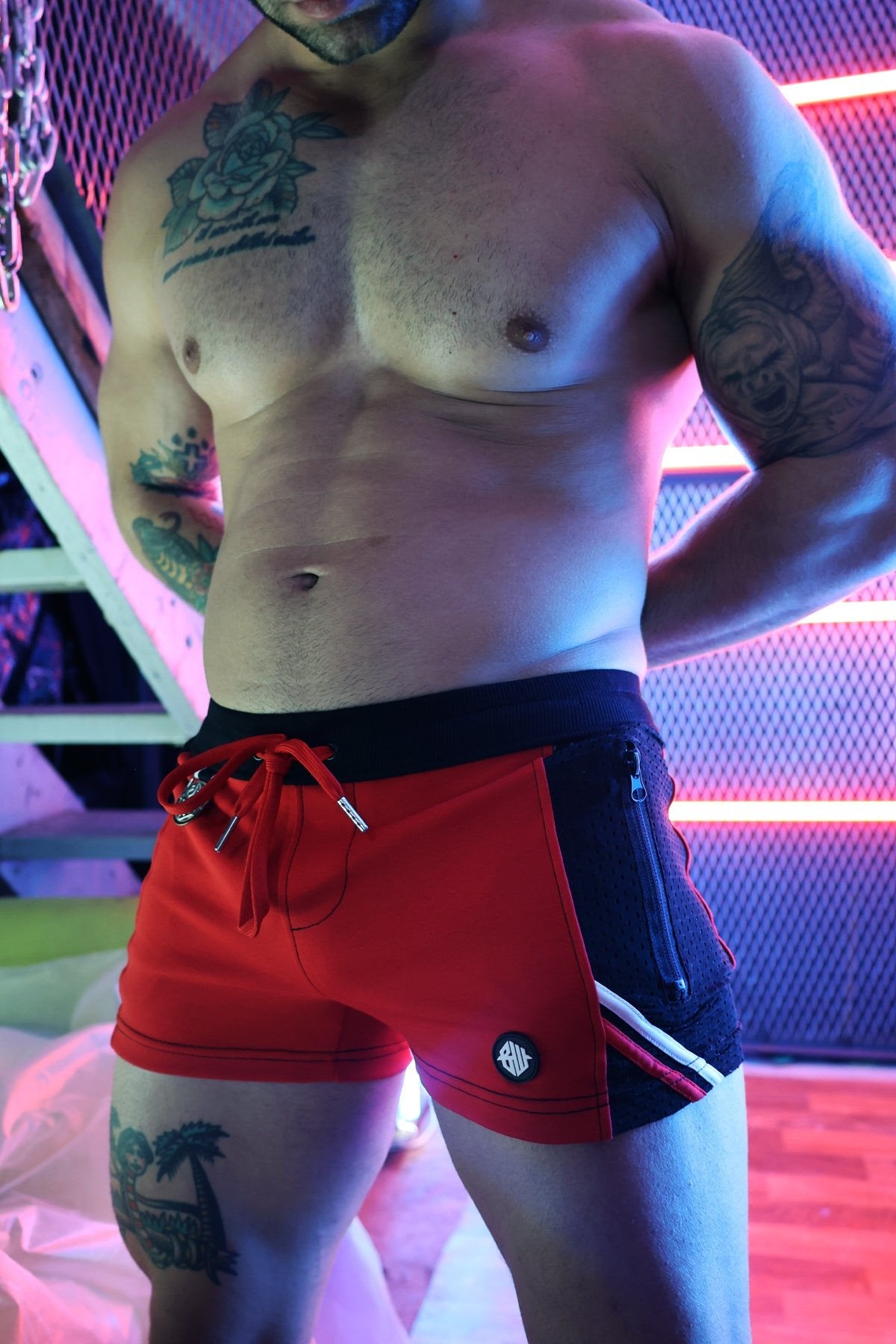Breedwell Red Locker Room Short