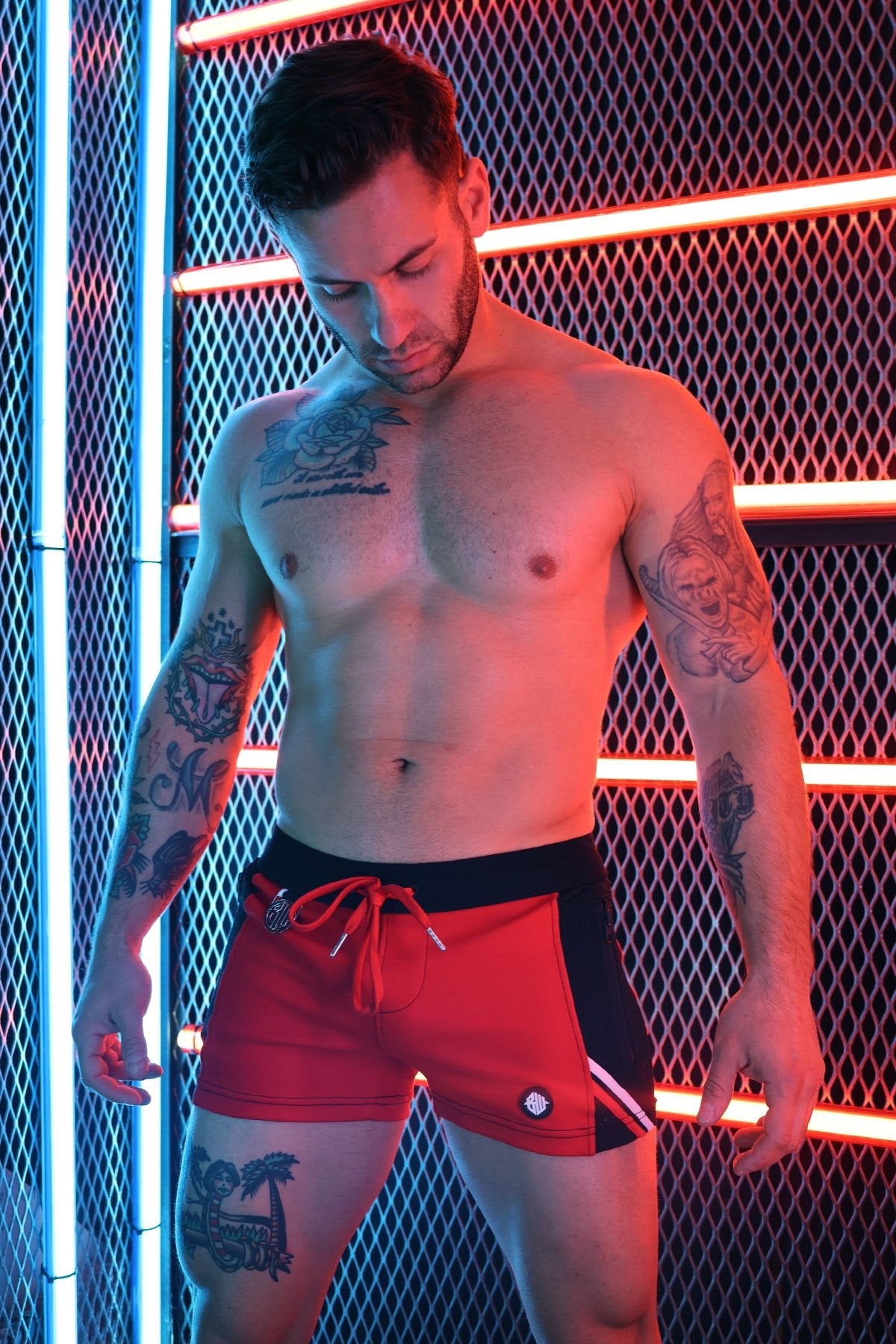 Breedwell Red Locker Room Short