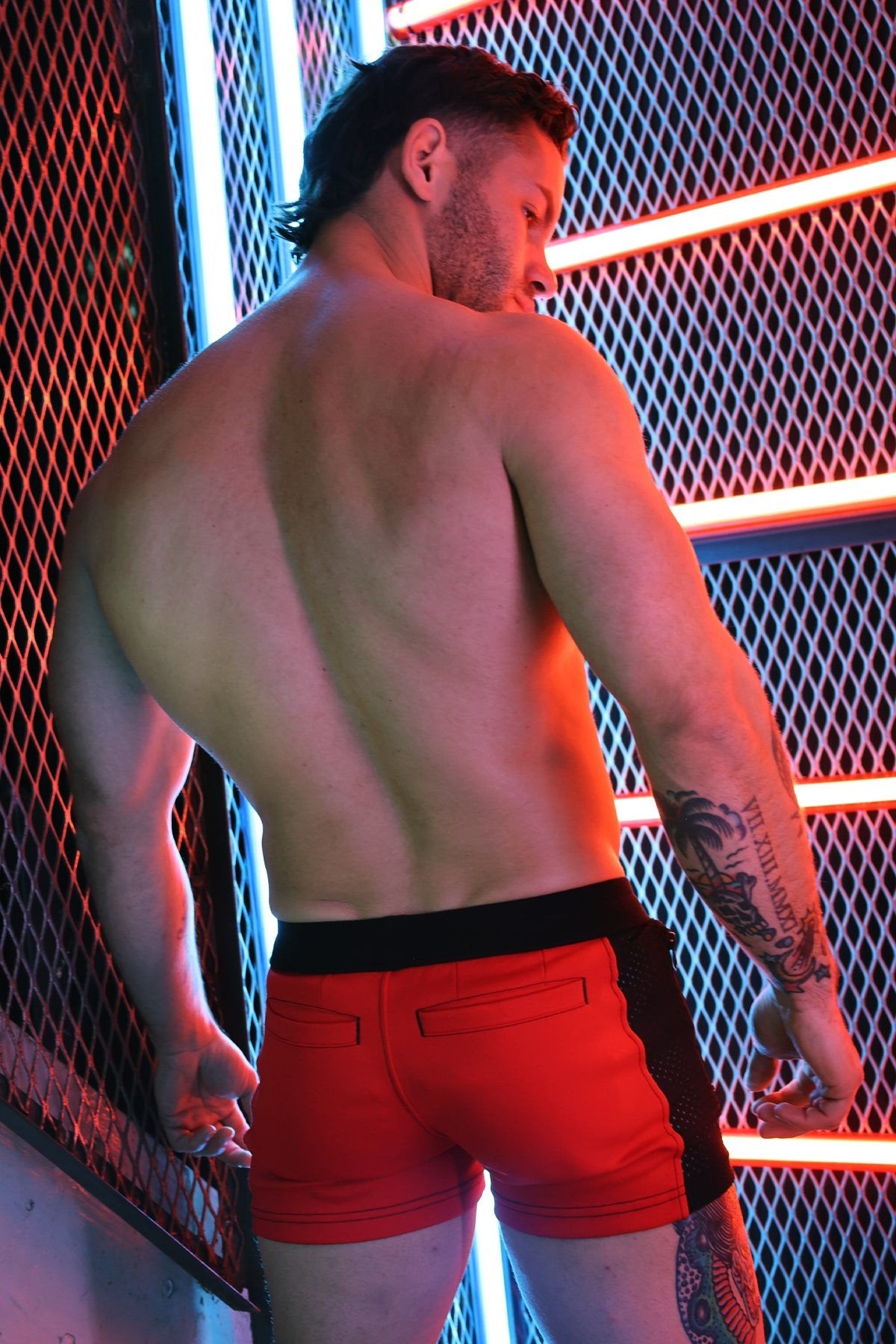 Breedwell Red Locker Room Short
