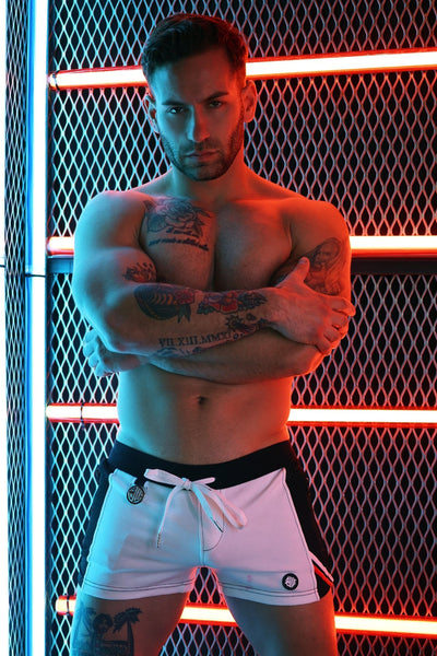 Breedwell White Locker Room Shorts