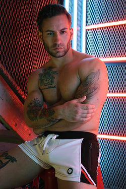 Breedwell White Locker Room Shorts thumbnail 3
