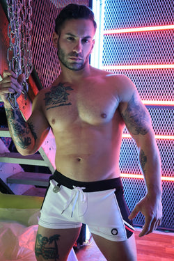 Breedwell White Locker Room Shorts thumbnail 4
