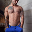 Breedwell blue Down Low Shorts