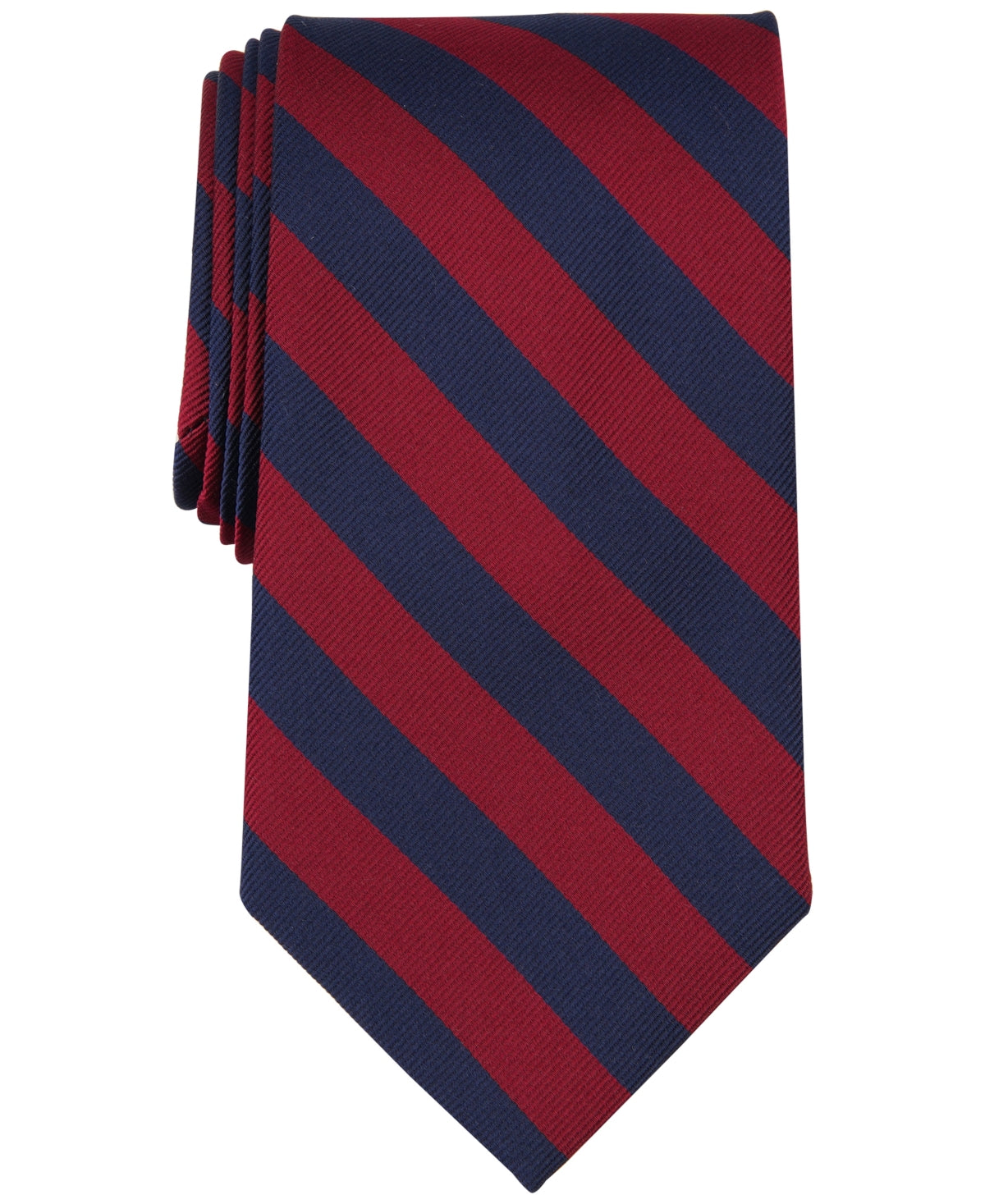 Brooks Brothers B by Classic Double - Stripe Tie - Wine