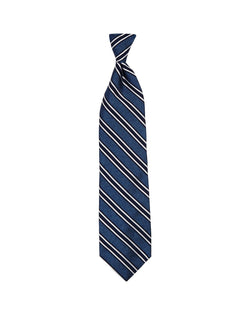 Brooks Brothers Double Stripe Classic Tie Light Blue thumbnail 2