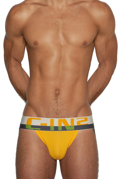 C-IN2 Gerbera Yellow Theory Jockstrap