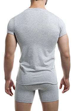 C4M Grey Crew Neck T-Shirt thumbnail 2