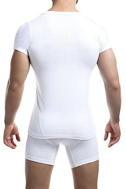 C4M White Crew Neck T-Shirt thumbnail 2