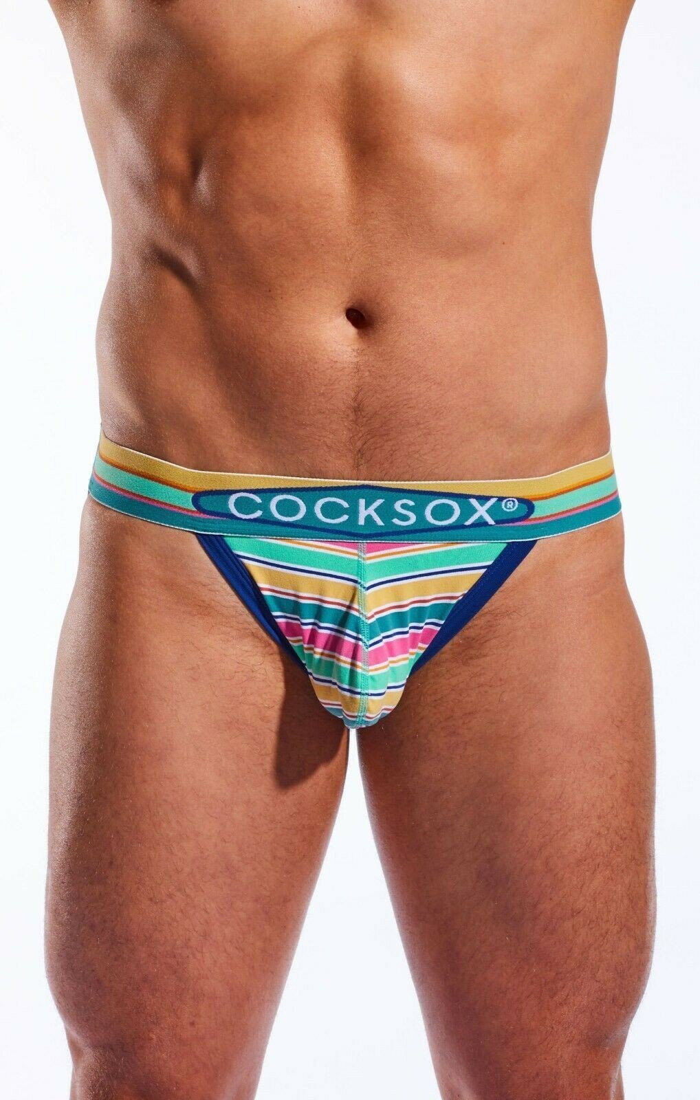 COCKSOX canaveral Stripe Enhancing Pouch Jockstrap