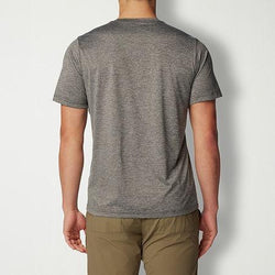 COLUMBIA Regular Fit Short Sleeve T - Shirt Shirt Grey Solid gray thumbnail 2