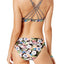 California Waves Hibiscus Punch Strappy Hipster Bikini Bottom in Multicolor