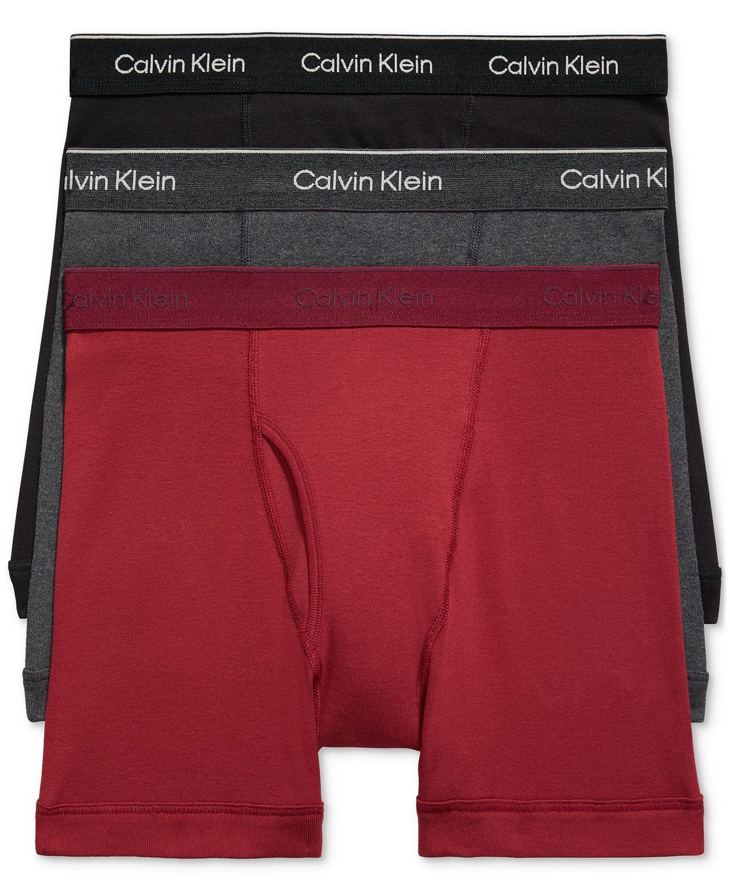 Calvin Klein 3-Pack Cotton Classics Boxer Briefs Underwear