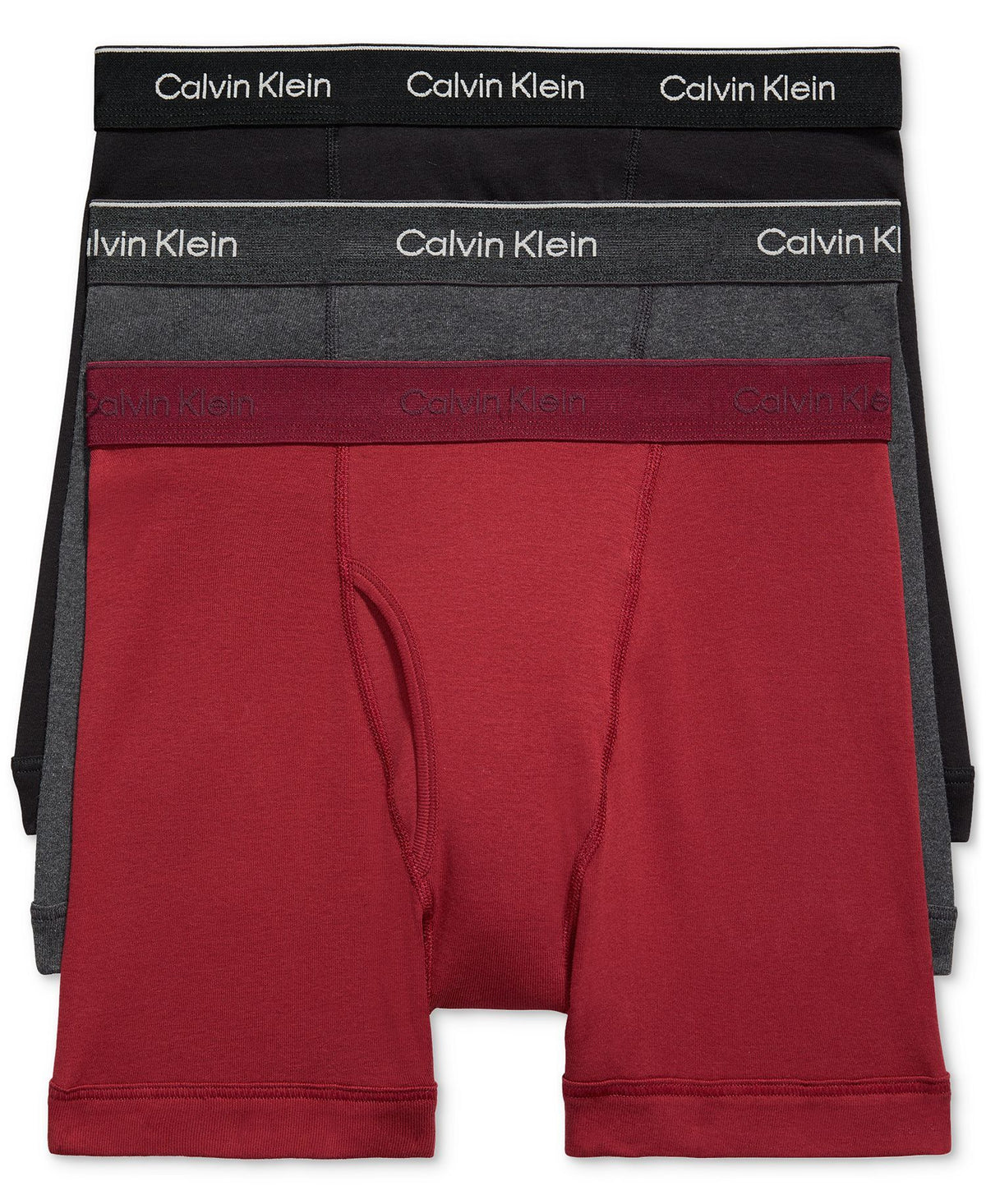 Calvin Klein 3-Pack Cotton Classics Boxer Briefs Underwear