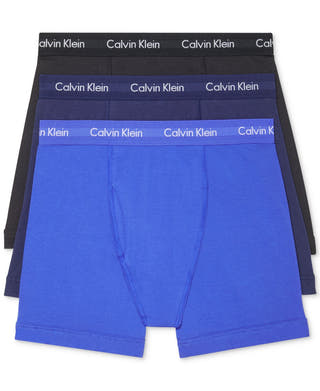 Calvin Klein 3-Pack Cotton Stretch Boxer Briefs Underwear