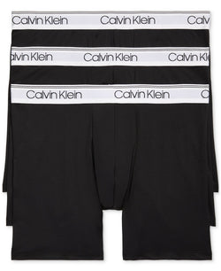 Calvin Klein 3-Pack Micro Stretch Solid Boxer Briefs thumbnail 1