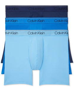 Calvin Klein 3-Pack Microfiber Stretch Boxer Briefs Underwear thumbnail 1