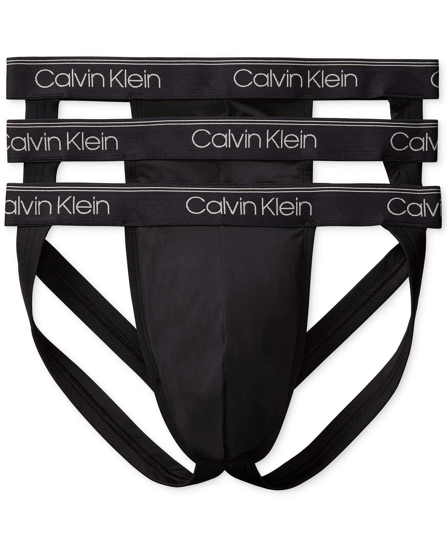Calvin Klein 3-Pk Micro Stretch Jock Straps Underwear