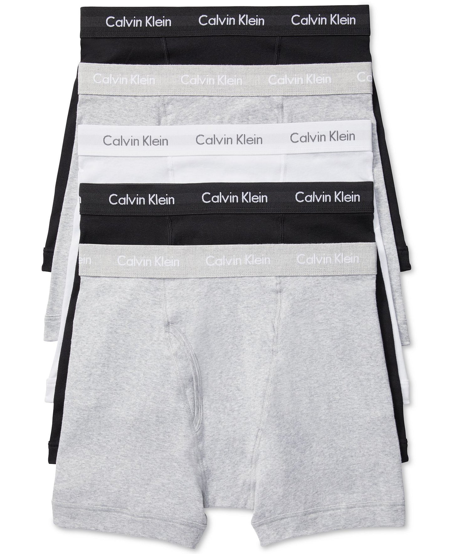 Calvin Klein 5-Pack Cotton Classic Boxer Briefs Underwear