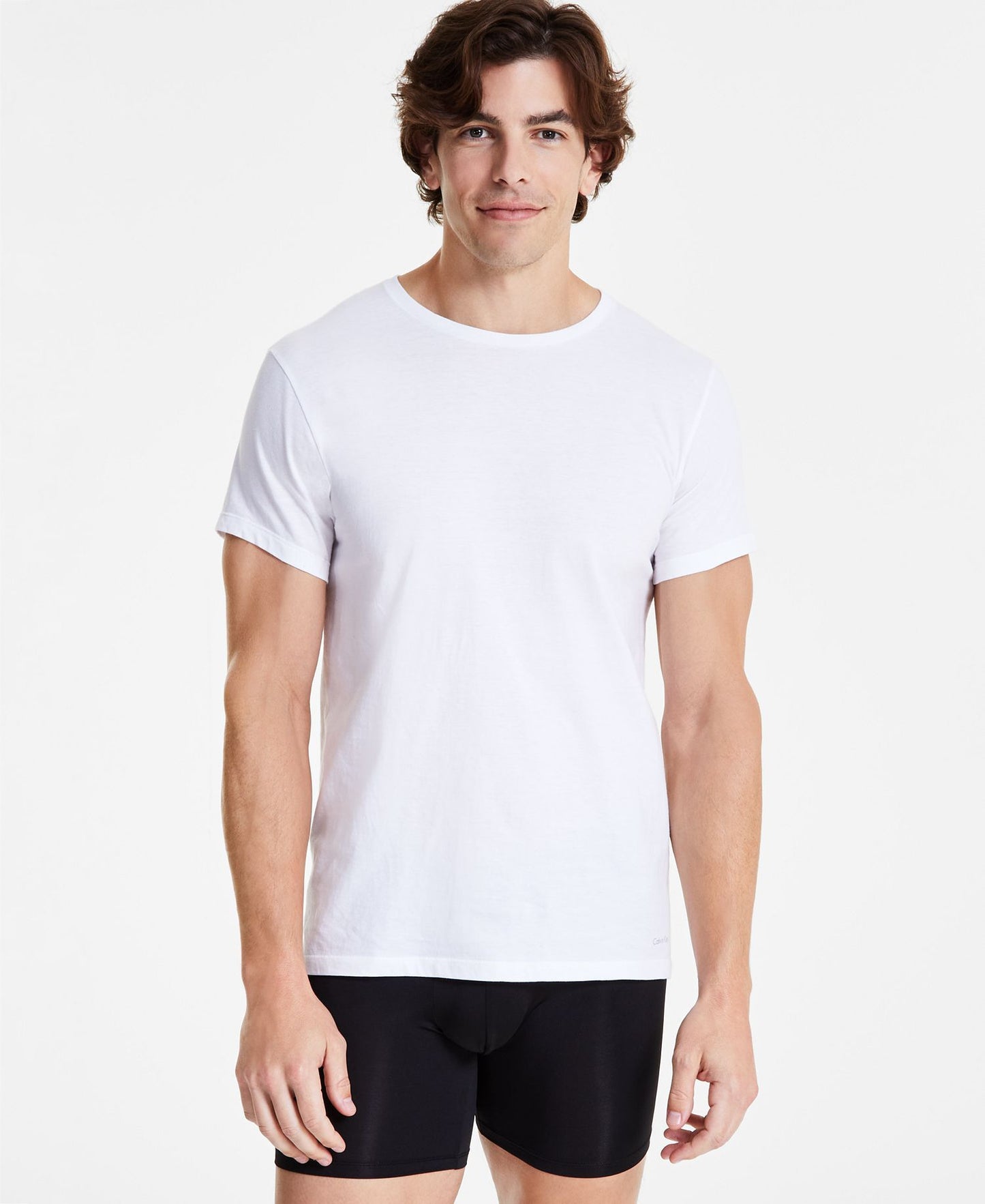 Calvin Klein 5-Pack Cotton Classics Crew Neck Undershirts