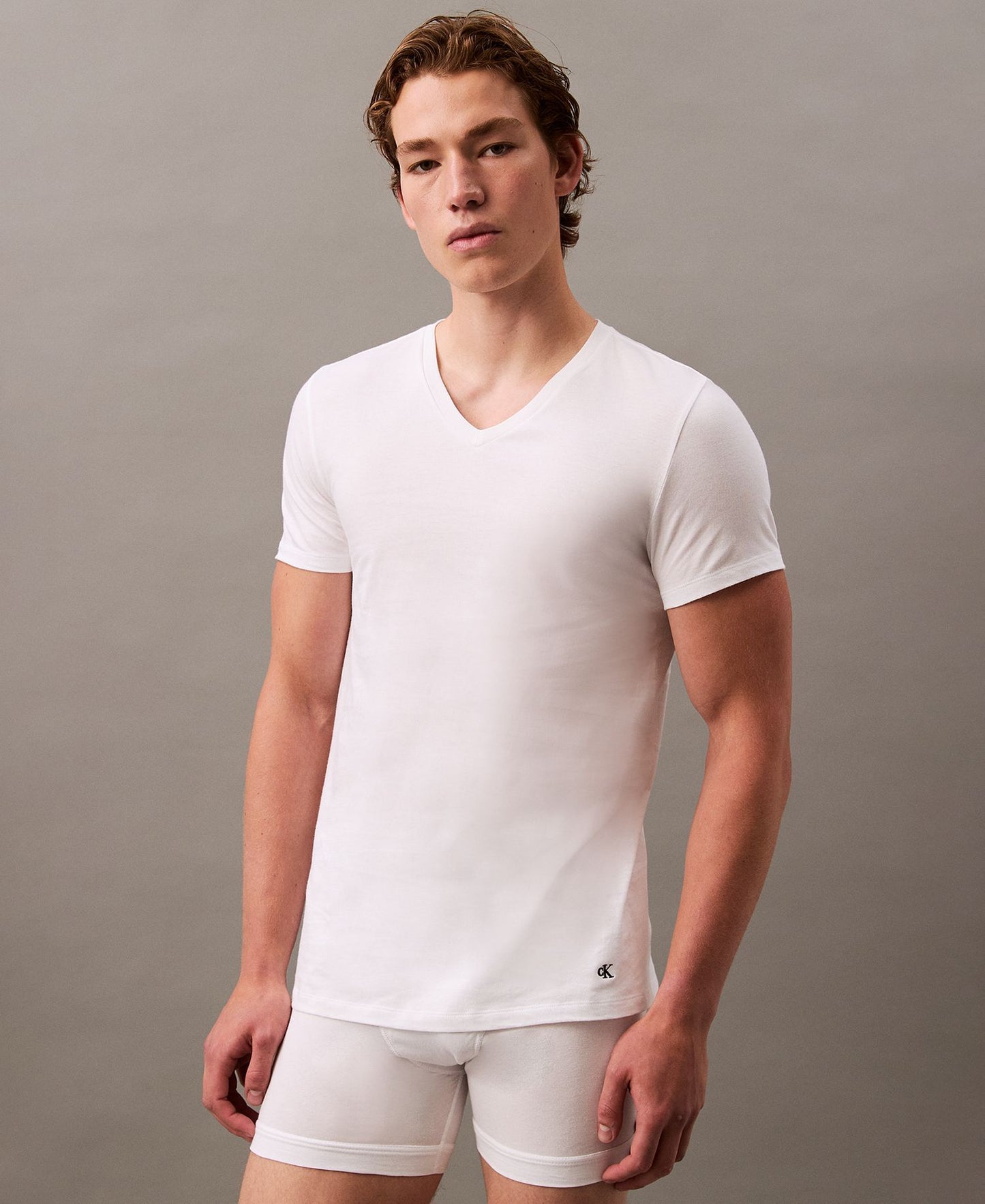 Calvin Klein 5-Pack Cotton Classics V-Neck T-Shirts