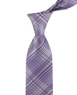 Calvin Klein Ashland Plaid Tie - Purple thumbnail 3