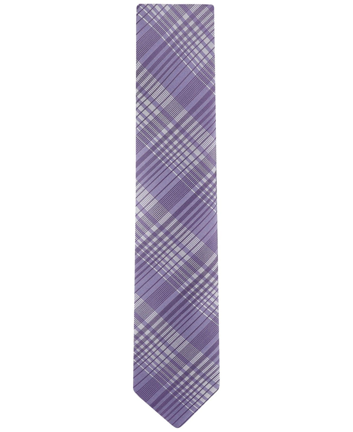 Calvin Klein Ashland Plaid Tie - Purple