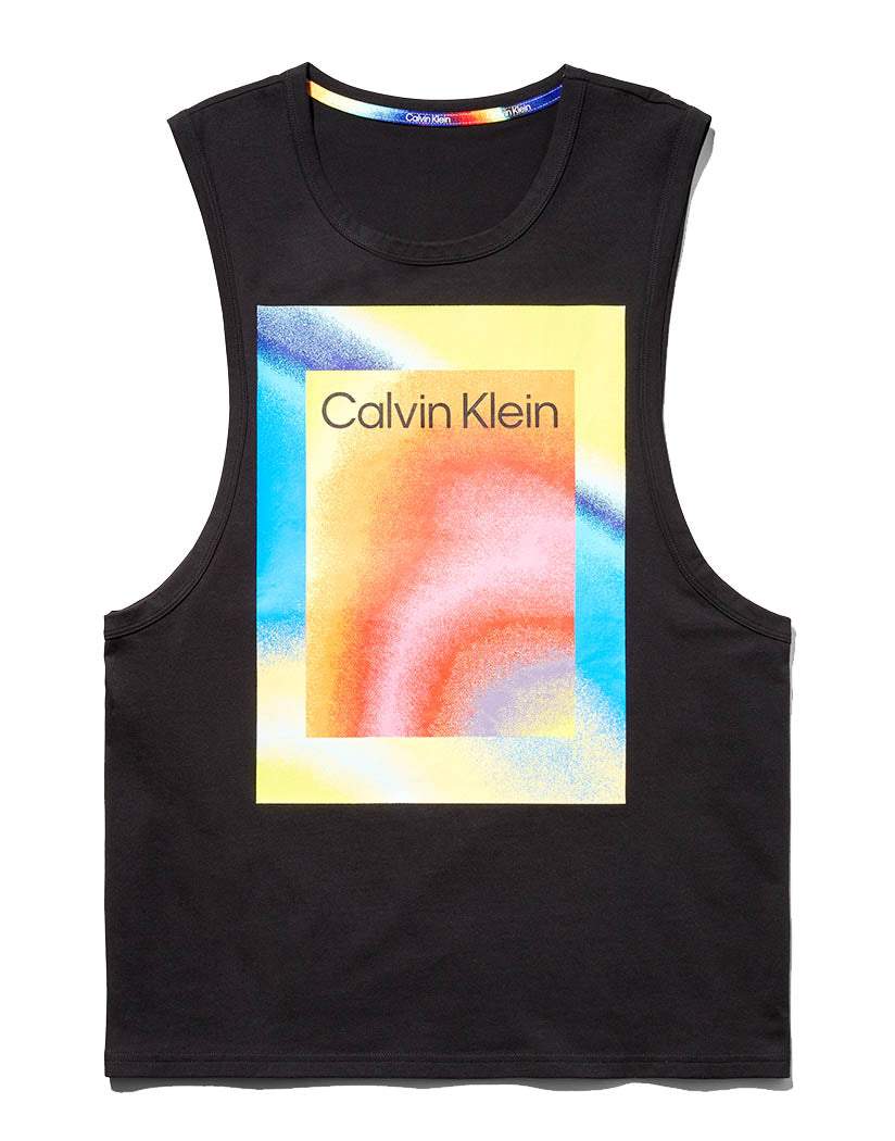 Calvin Klein Black  Reimagined Heritage Pride Lounge Muscle Tank