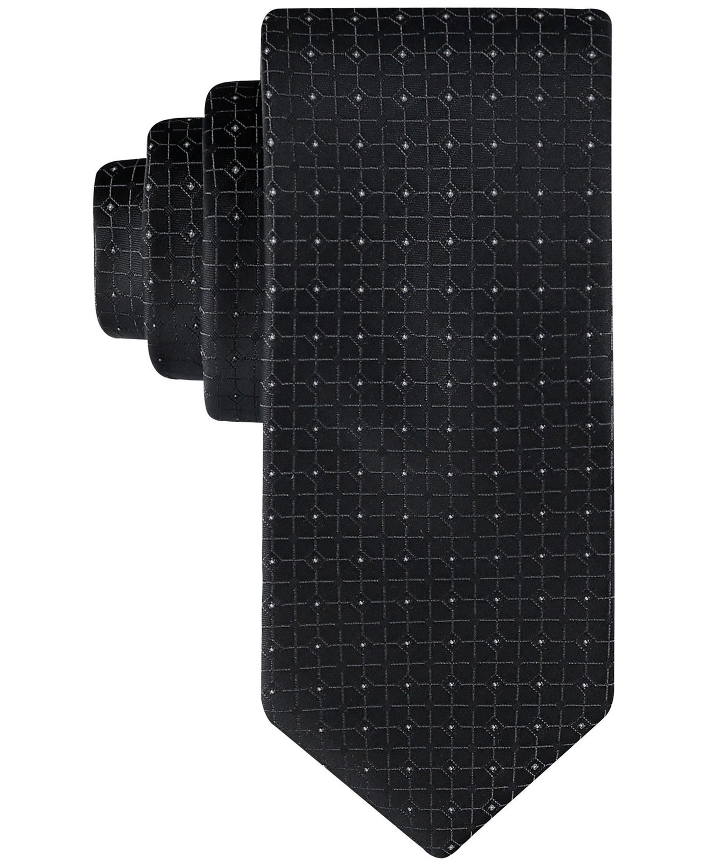 Calvin Klein Chelsea Grid-Dot Tie