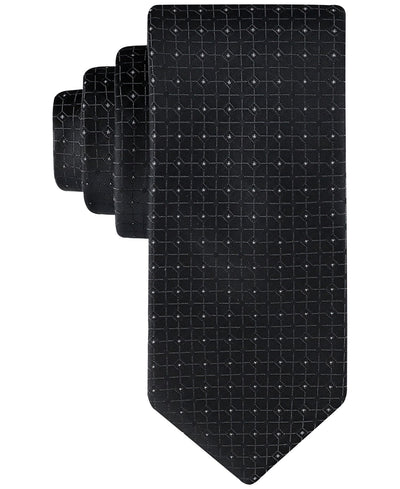 Calvin Klein Chelsea Grid-Dot Tie