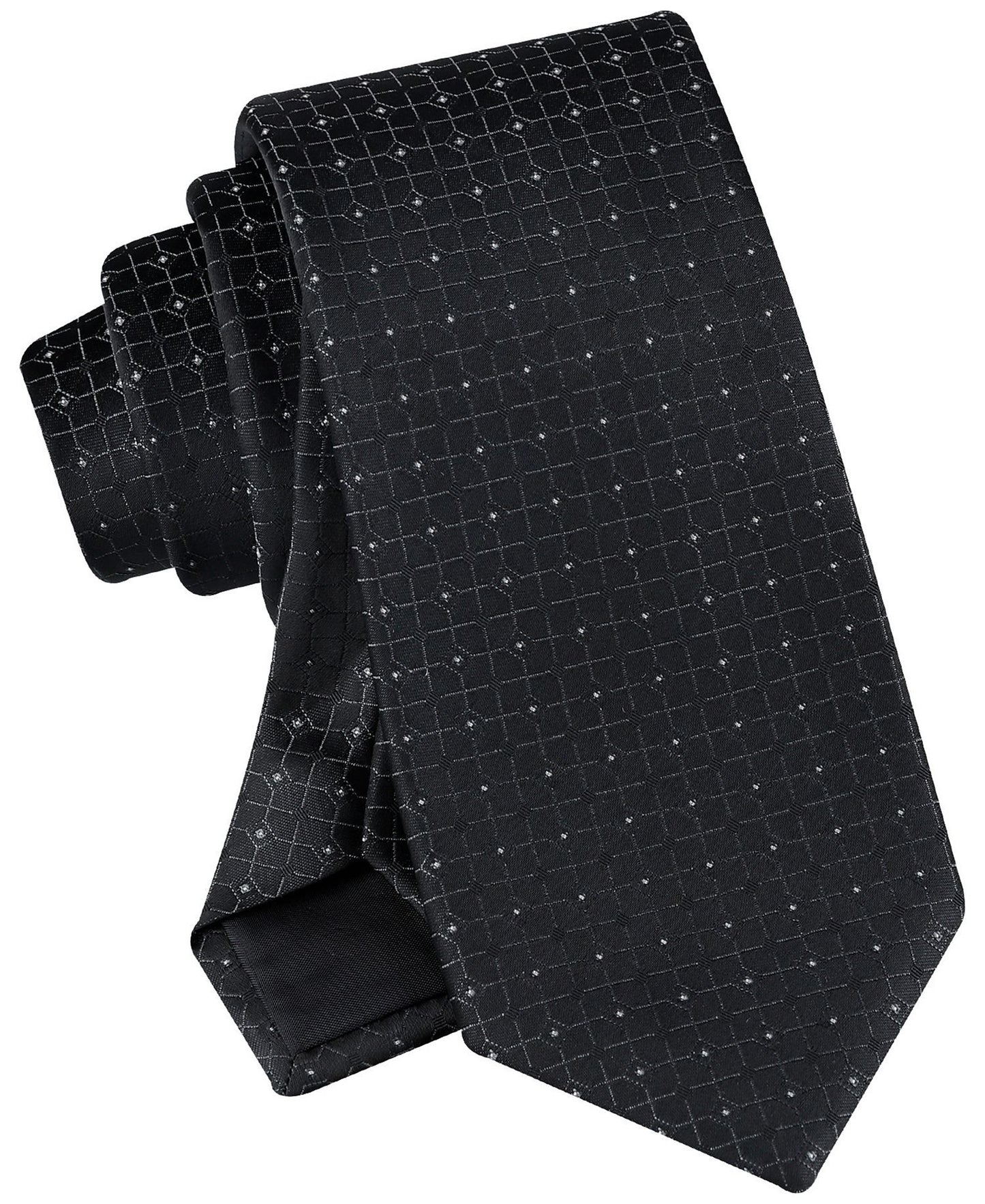 Calvin Klein Chelsea Grid-Dot Tie