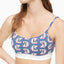 Calvin Klein Ck One Cotton Unlined Bralette Qf5727 Logo Step Print_seashore Blue