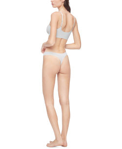 Calvin Klein Cotton Form Thong Underwear Qd3643 Antique Grey thumbnail 2