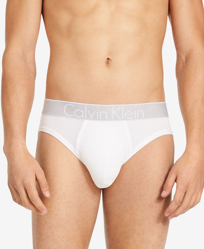Calvin Klein Customized Stretch Hip Briefs White
