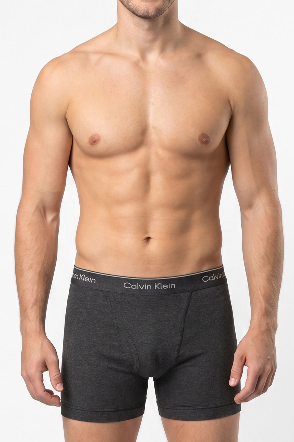 Calvin Klein Dark Gray Boxer Briefs NB4003