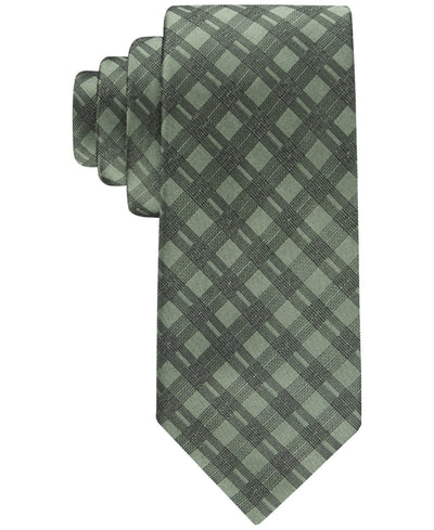 Calvin Klein Double - Rail Grid Tie - Olive Green