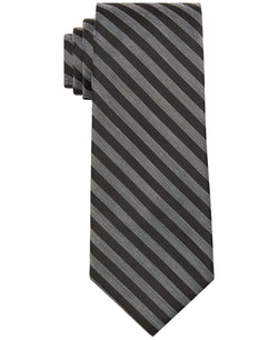 Calvin Klein Heathered Striped Tie Gray Heather thumbnail 2