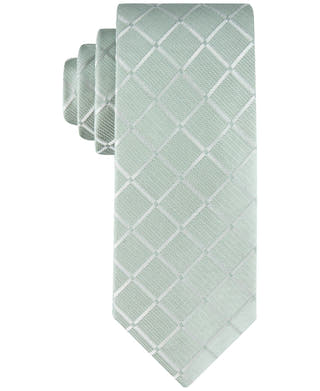 Calvin Klein Herringbone Grid Tie