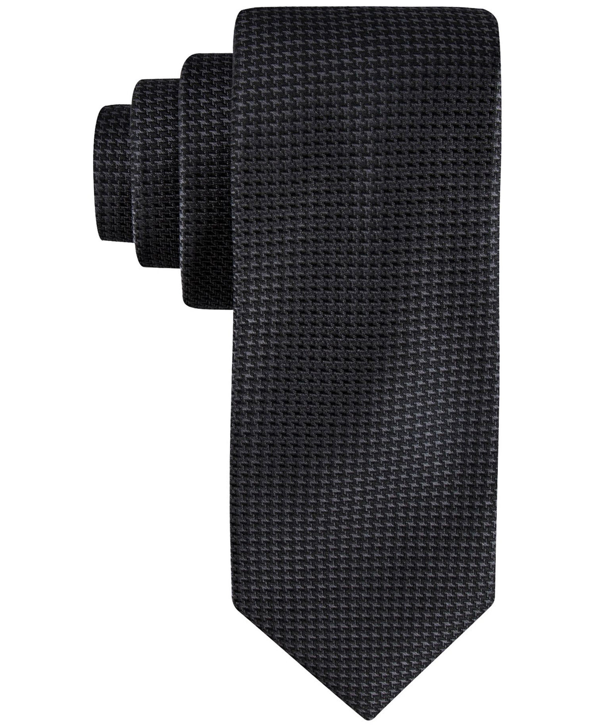 Calvin Klein Indigo Houndstooth Tie