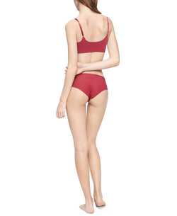 Calvin Klein Invisibles Comfort Lightly Lined Retro Bralette Qf4783 Rebellious thumbnail 2