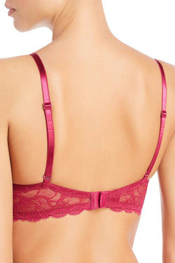 Calvin Klein Maggie-Fuchsia Seductive Comfort Lace Demi Lift Bra thumbnail 2