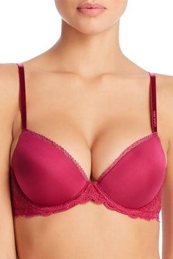 Calvin Klein Maggie-Fuchsia Seductive Comfort Lace Demi Lift Bra thumbnail 1