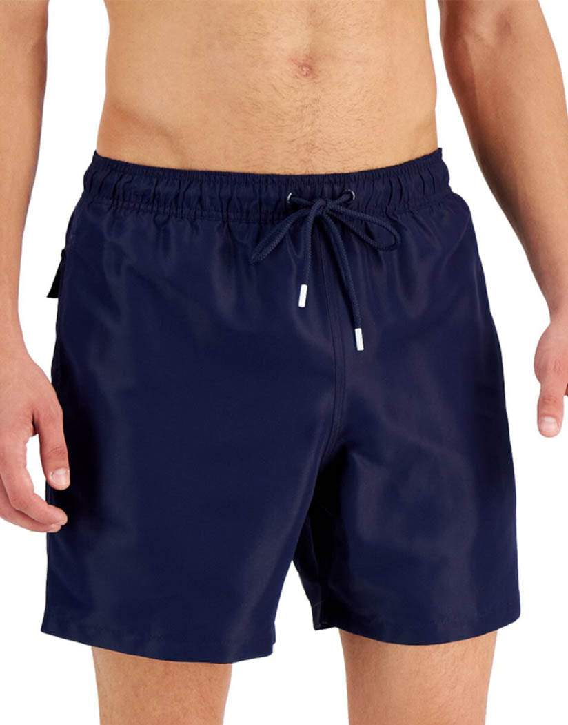 Calvin Klein Navy Euro Volley Calvin Outline 5" Swim Short