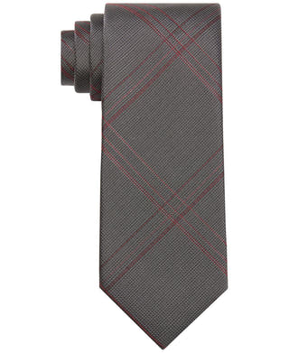 Calvin Klein Open Grid Tie Gray Multi
