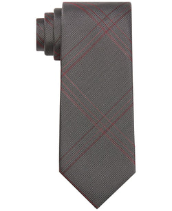 Calvin Klein Open Grid Tie Gray Multi thumbnail 1