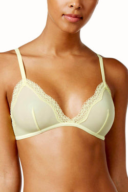 Calvin Klein Pale-Dawn Sheer Marquisette Lace-Trim Bralette thumbnail 2