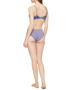 Calvin Klein Perfectly Fit Full Coverage T-shirt Bra F3837 Marbalized Floral Print_bleached Denim thumbnail 2
