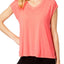 Calvin Klein Performance Energy Pink Gathered-Back Top