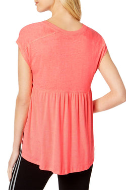 Calvin Klein Performance Energy Pink Gathered-Back Top thumbnail 2