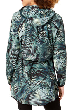 Calvin Klein Performance Laurel Mustique Printed Packable Hooded Jacket thumbnail 2