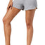 Calvin Klein Performance Pearl-Grey-Heather Curved-Hem Short